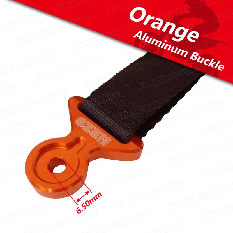 Kungfu Graphics Rear Adjustable Strap for Dirt Bike Motocross Enduro Supercross EXC EXC-F XCW XCF-W 2013-2016 / SX SX-F XC XC-F 2013-2015, Orange - Image 3